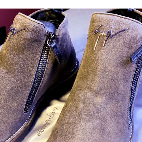giuseppe zanotti • NEW • mens designer suede boots main image 4